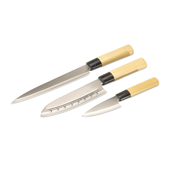 Oulan-Bator | Set de 3 couteaux de style japonais