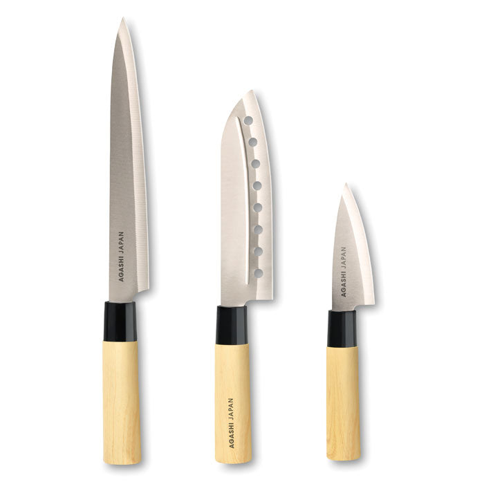 Oulan-Bator | Set de 3 couteaux de style japonais