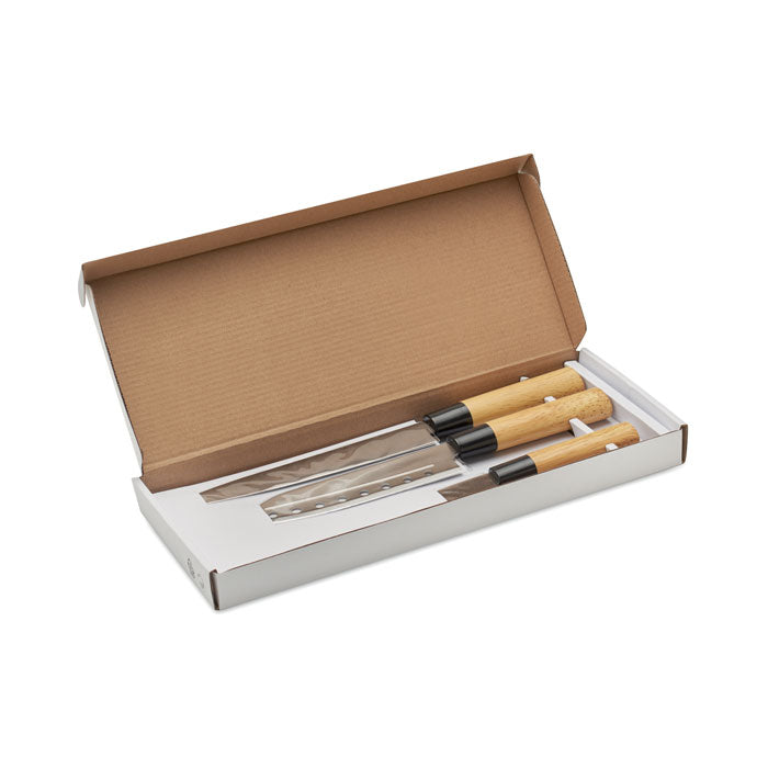 Oulan-Bator | Set de 3 couteaux de style japonais