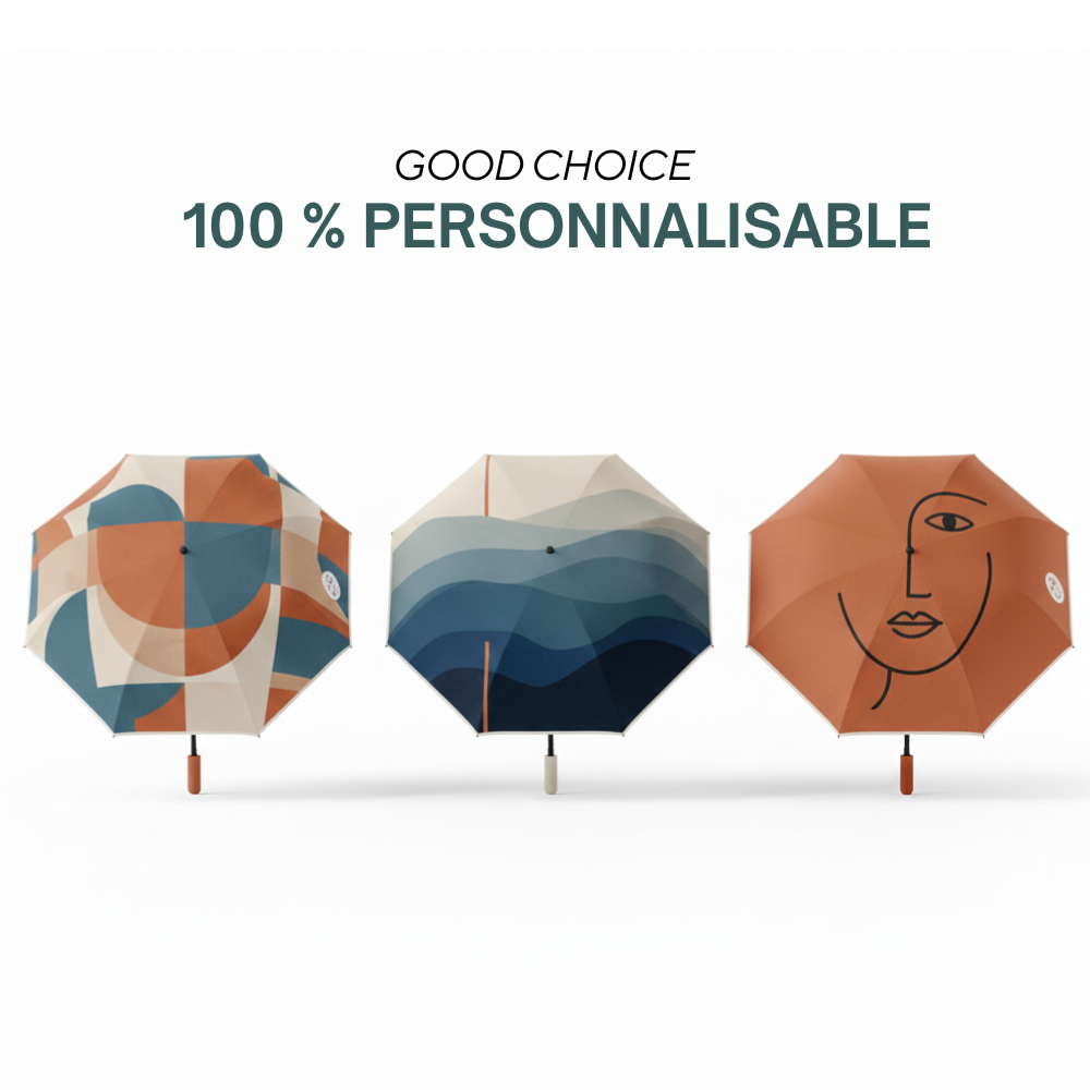 Pontarlier | Parapluie de golf avec poignée en EVA, ⌀132cm/30"