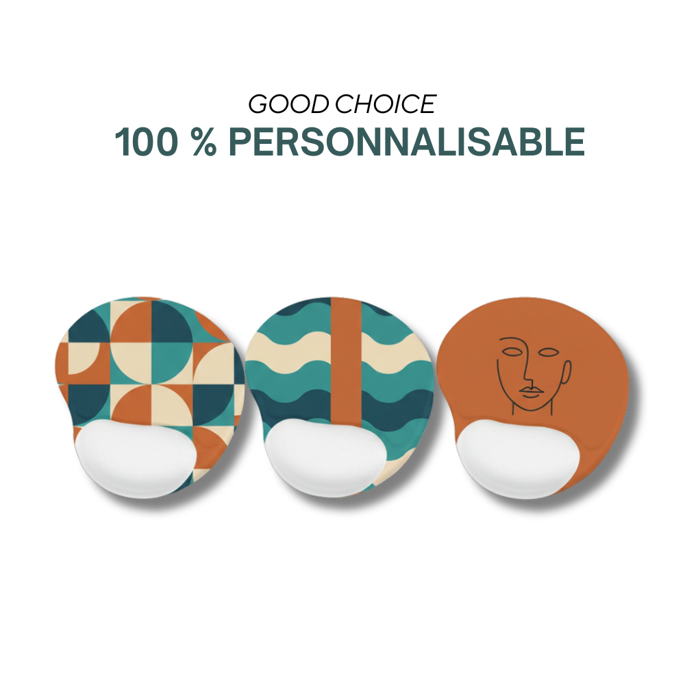 Florence | Tapis de souris PE en quadrichromie. Epaisseur de 3,2 mm