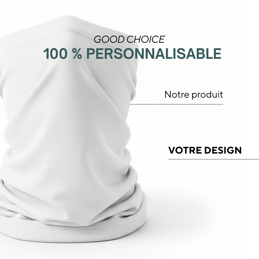 Nîmes | Foulard multifonctions en polyester avec impression all-over.