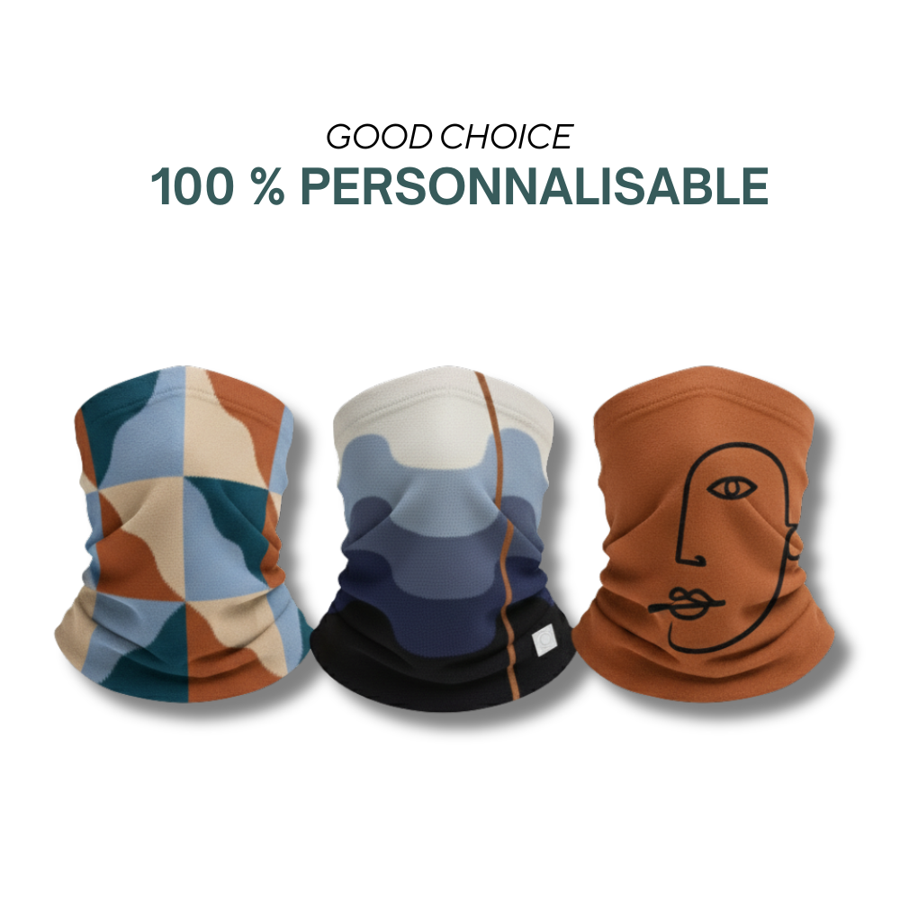 Nîmes | Foulard multifonctions en polyester avec impression all-over.