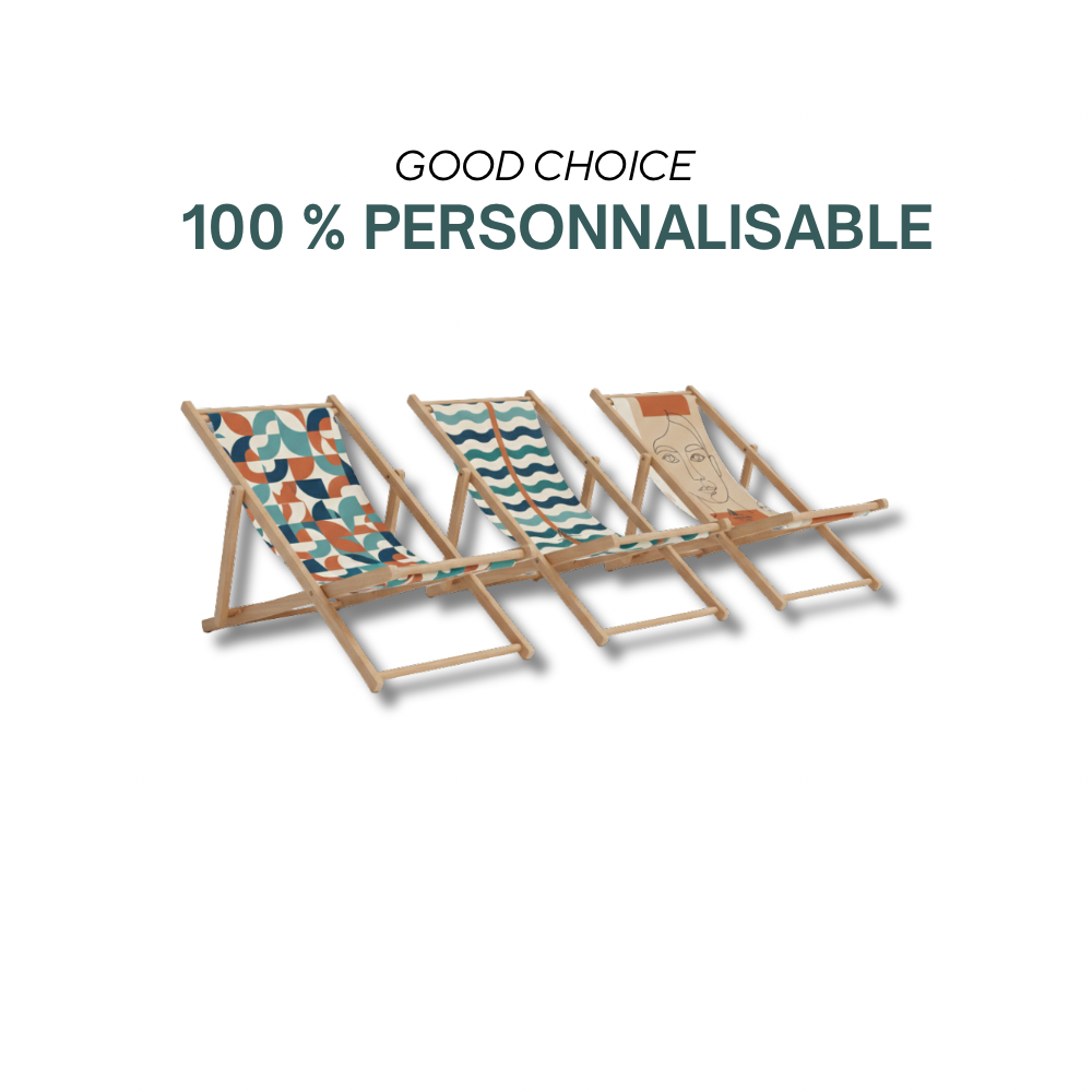 Valmeinier | | Chaise longue classique avec housse amovible (Certifié EN581)