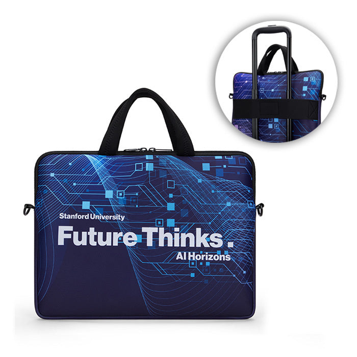 Gap | Pochette pour ordinateur portable en néoprène sublimé avec fermeture éclair et pochette pour trolley.