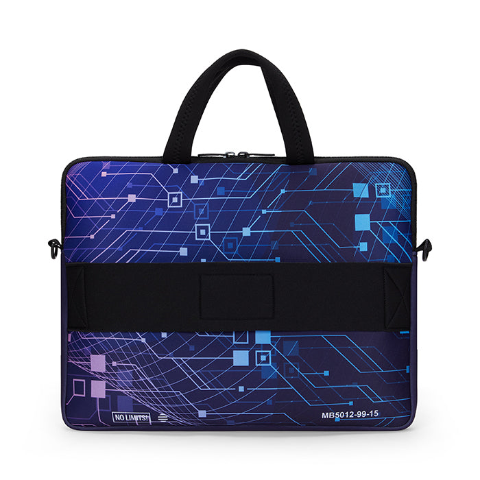 Gap | Pochette pour ordinateur portable en néoprène sublimé avec fermeture éclair et pochette pour trolley.