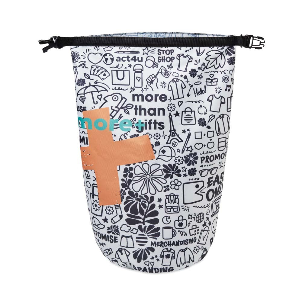 Valmorel | Sac étanche de 10 L en tissu ripstop RPET, design à 360°.