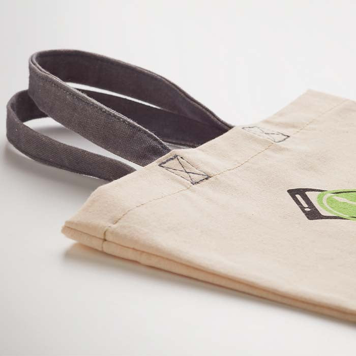 Dreux | Sac coton avec anses courtes (26x32,5cm).