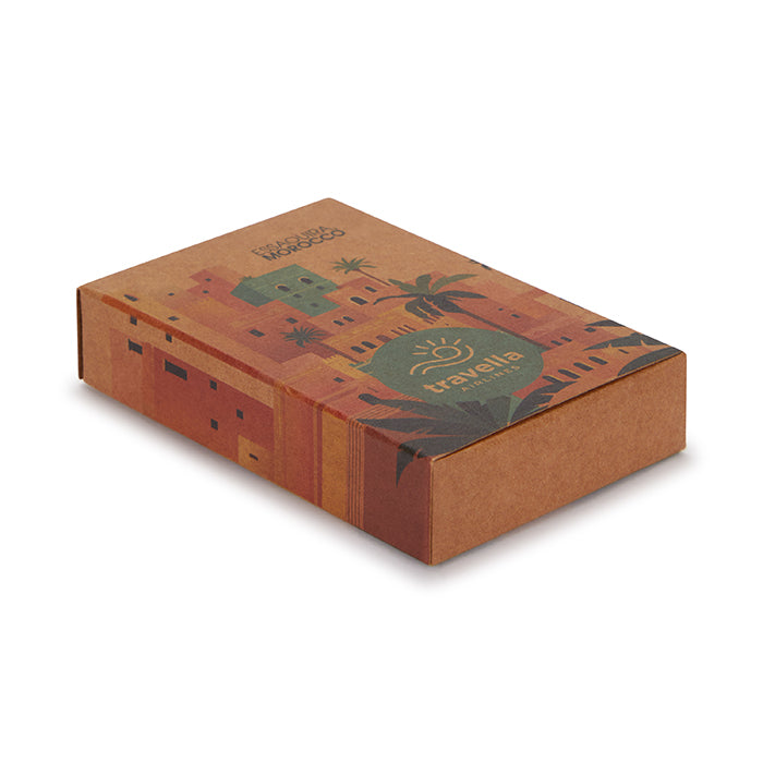 Burgos | 54 Cartes de jeu recyclées, votre dessin sur 1 face.