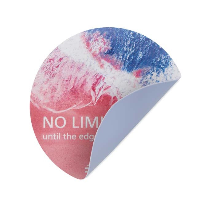 Valence | Sous-verre en silicone de forme ronde, imprimé en quadrichromie