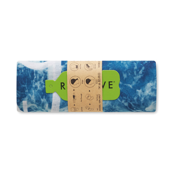 Rennes | Foulard multifonctions en REPREVE® avec impression sur l'ensemble de la surface.