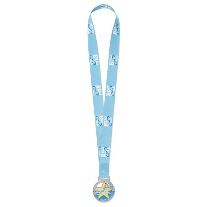 Niort | Médaille en alliage de zinc avec motif en émail doux. Rubans cousus en boucle.