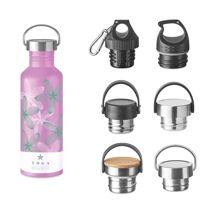 Belém | Bouteilles en acier inoxydable à simple paroi de 500 ml au pantone.