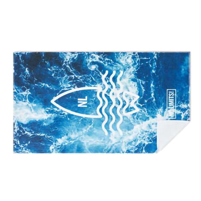 Rosario | Serviette de plage quadri en coton 350 g/m² et RPET