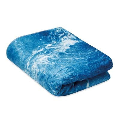 Rosario | Serviette de plage quadri en coton 350 g/m² et RPET