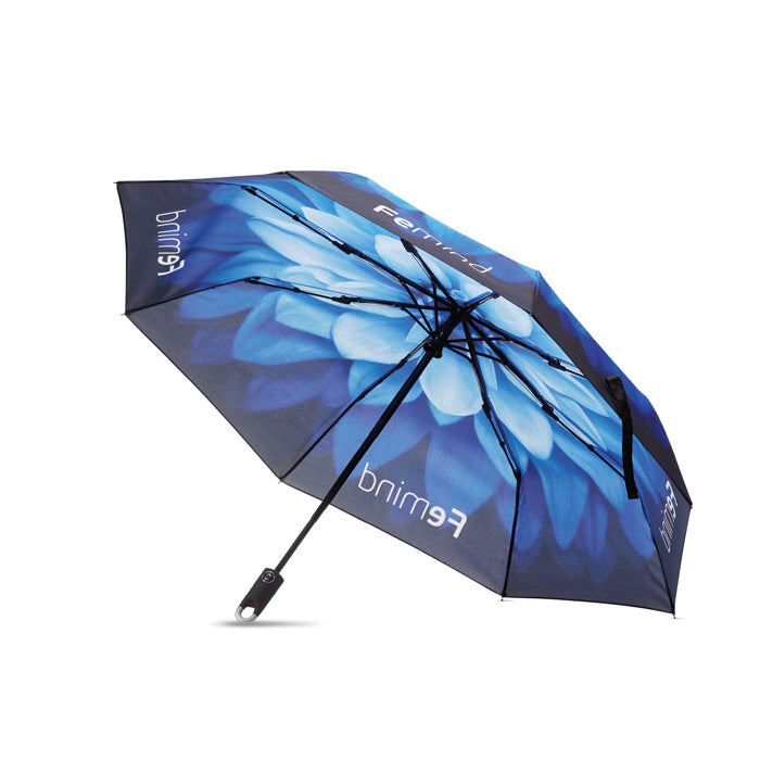 Verdun | Parapluie coupe-vent avec clip. Ouverture auto. ⌀95cm/21″