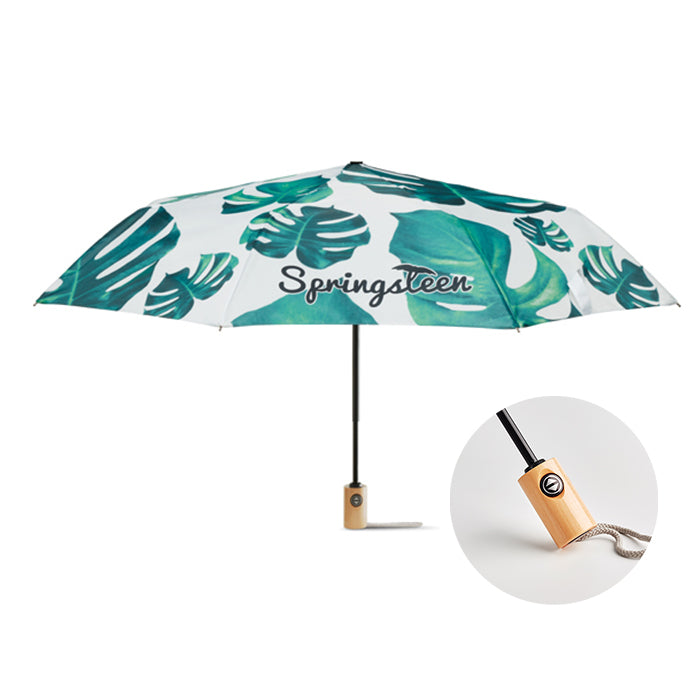 Vesoul | Parapluie coupe-vent. poignée bois et ouverture auto.⌀95cm/21″
