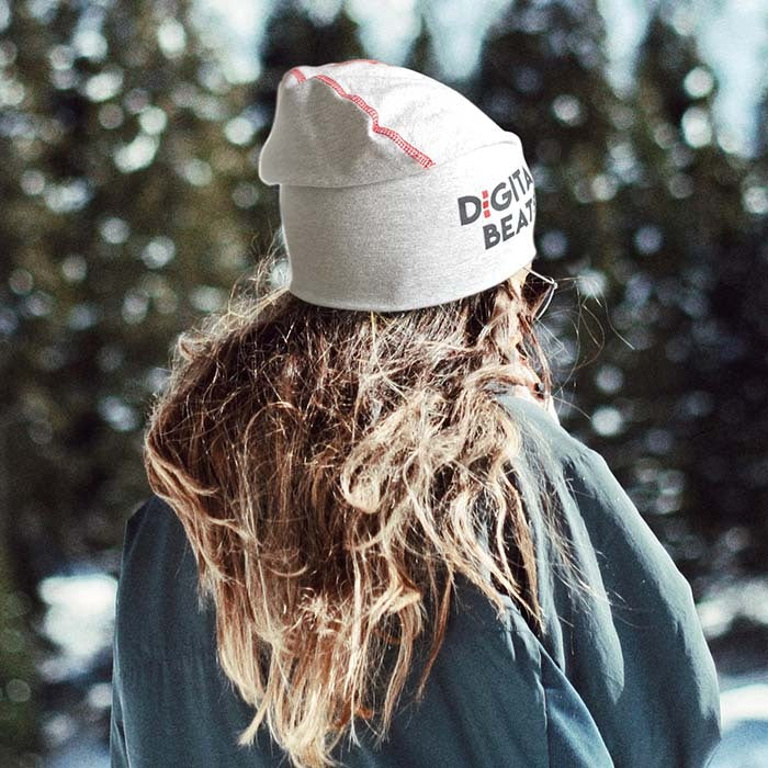 Béziers | Bonnet en coton avec coutures de couleur contrastante