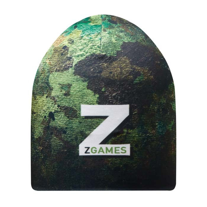 Arles | Bonnet en polyester imprimé en quadri.