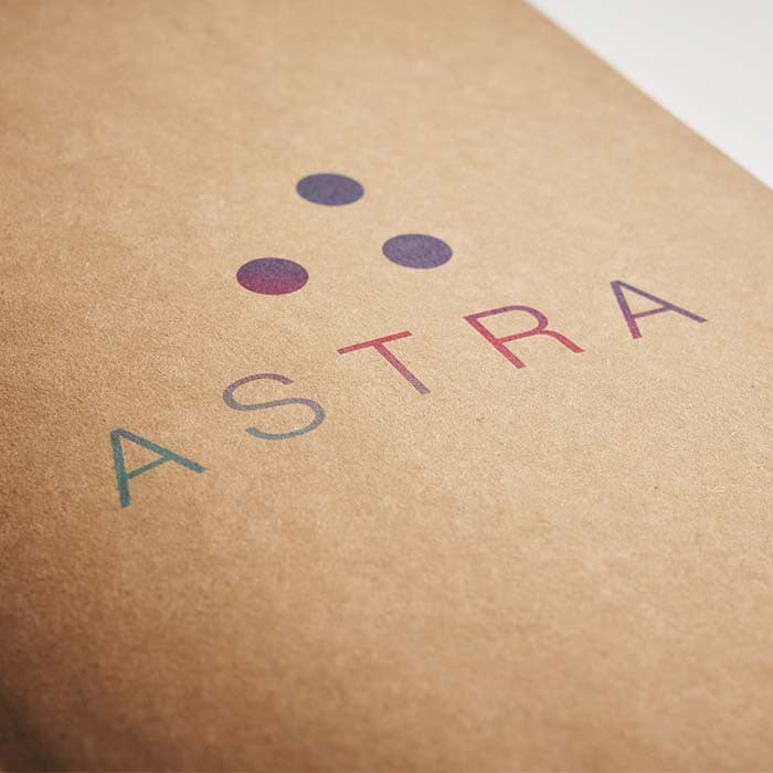 Verona | Carnet à couverture rigide en papier recyclé A5 avec feuilles imprimées selon votre design.