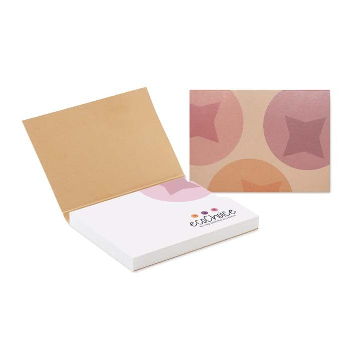 Bologne | Couverture souple en papier recyclé avec 100 notes autocollantes (fabriqué dans l'UE)