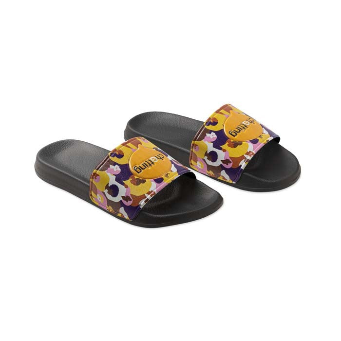 La Rosière | Claquettes antidérapantes, unisexes, avec votre logo sur la bande.