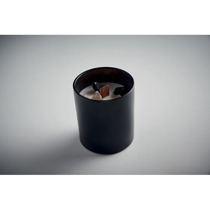 Brazzaville | Bougie cire végétale avec pierre à personnaliser