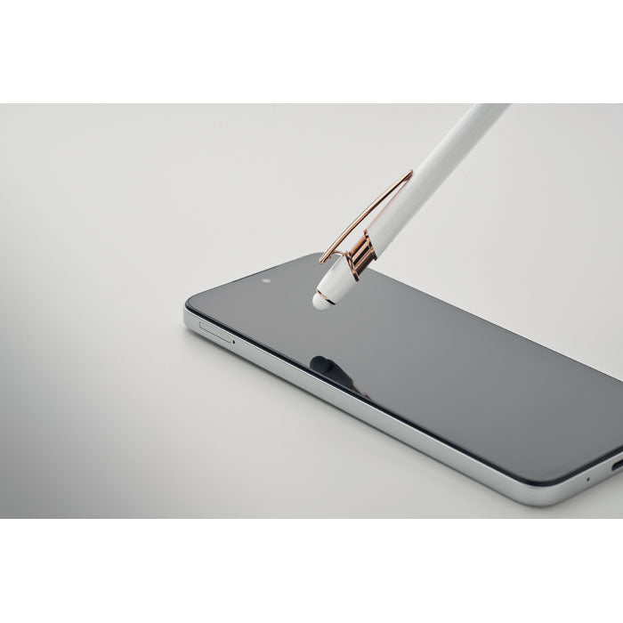 Atlanta | Stylo bille poussoir en aluminium recyclé