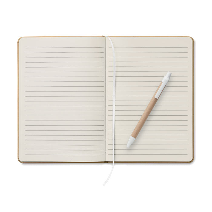 Genève | Carnet en carton recyclé avec stylo