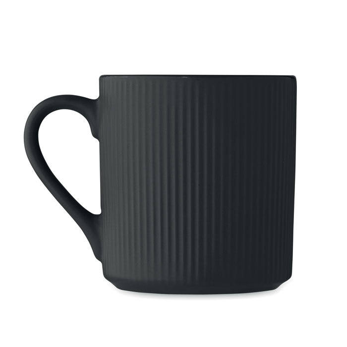 Roseau | Tasse céramique nervurée couleur mate