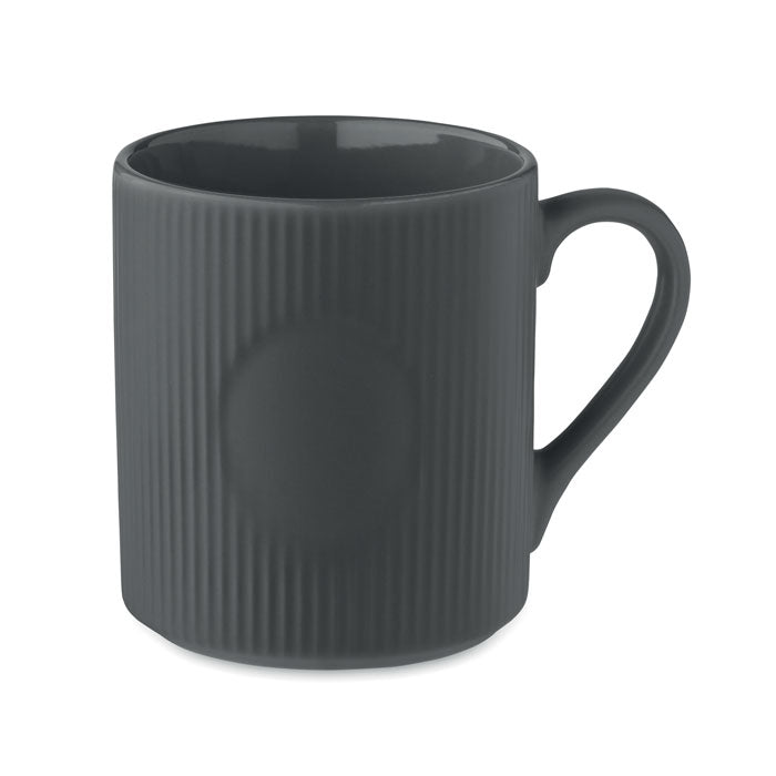 Roseau | Tasse céramique nervurée couleur mate