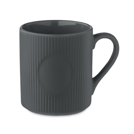 Roseau | Tasse céramique nervurée couleur mate