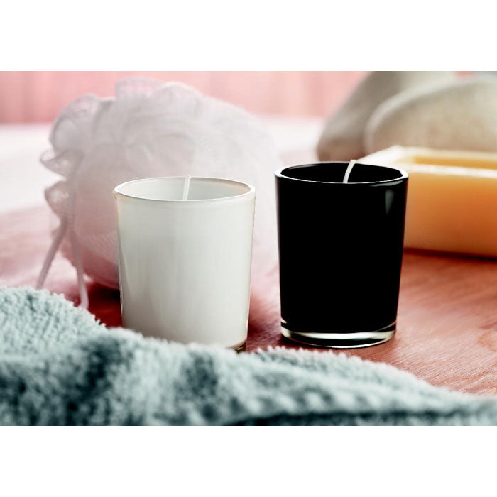 Sucre | Bougie pot en verre